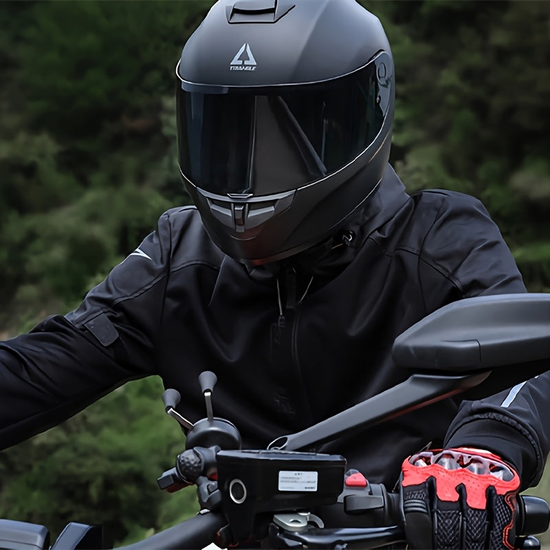 TRIANGLE Full Face Motorcycle Helmet for Men And Women - Dual Visors Safe & Reliable High - Quality Materials Multiple