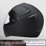 Motorcycle Helmet For Men And Women Four Seasons Universal Full Helmet Winter Warm Full Coverage Safety Cap Christmas