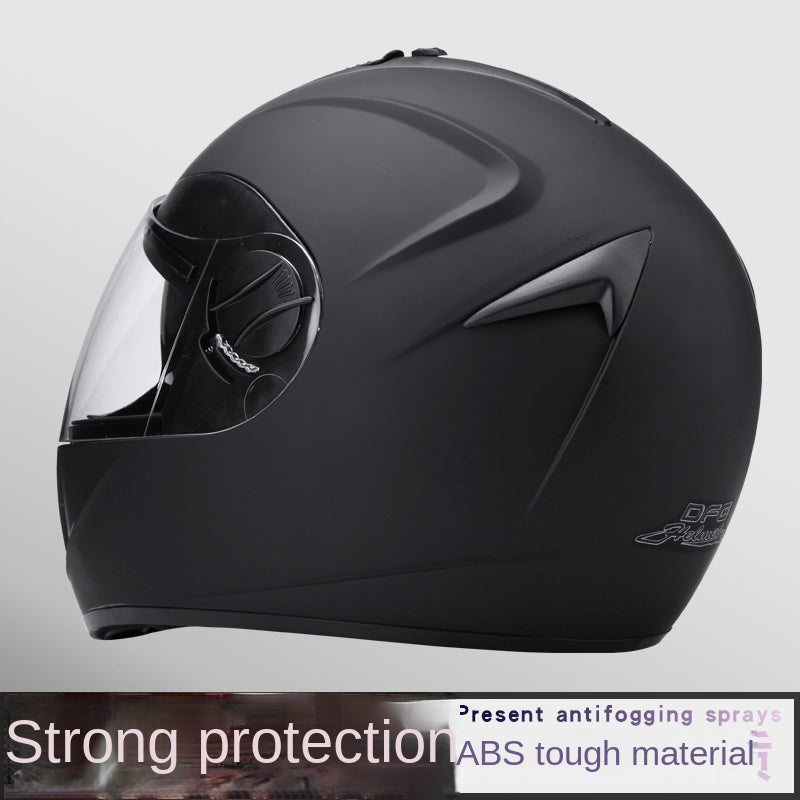 Motorcycle Helmet For Men And Women Four Seasons Universal Full Helmet Winter Warm Full Coverage Safety Cap Christmas