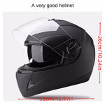 Motorcycle Helmet For Men And Women Four Seasons Universal Full Helmet Winter Warm Full Coverage Safety Cap Christmas