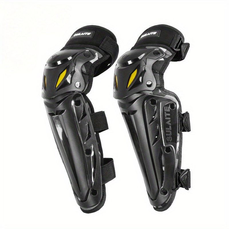 [Popular Choice] Motorcycle Riding Knee Pads Motorcycle Riding Elbow Pads Off-road Outdoor Sports Windproof Black