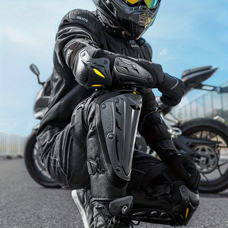 [Popular Choice] Motorcycle Riding Knee Pads Motorcycle Riding Elbow Pads Off-road Outdoor Sports Windproof