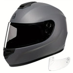 TRIANGLE Full Face Motorcycle Helmet for Men And Women - Dual Visors Safe & Reliable High - Quality Materials Multiple