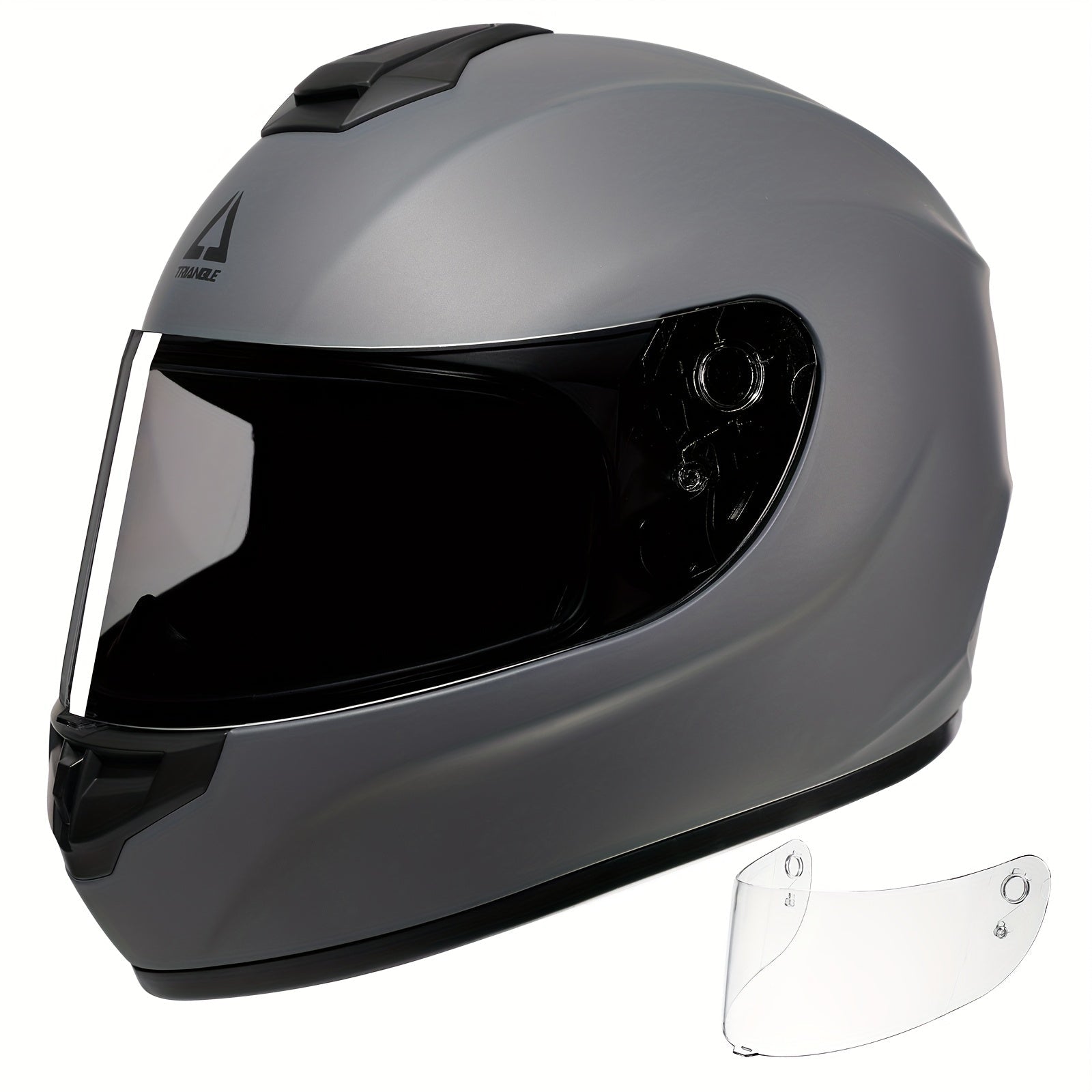 TRIANGLE Full Face Motorcycle Helmet for Men And Women - Dual Visors Safe & Reliable High - Quality Materials Multiple