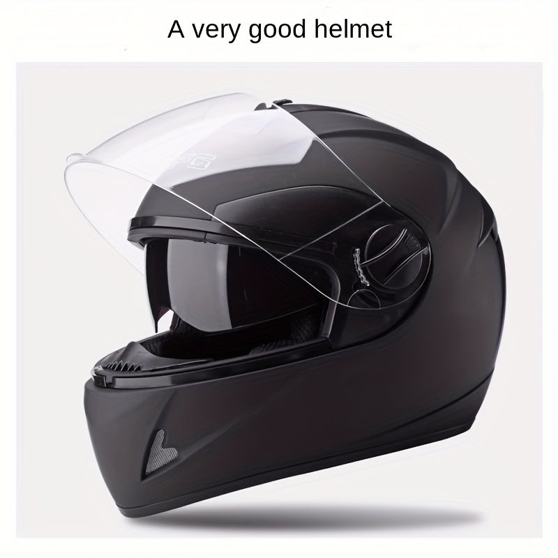 Motorcycle Helmet For Men And Women Four Seasons Universal Full Helmet Winter Warm Full Coverage Safety Cap Christmas