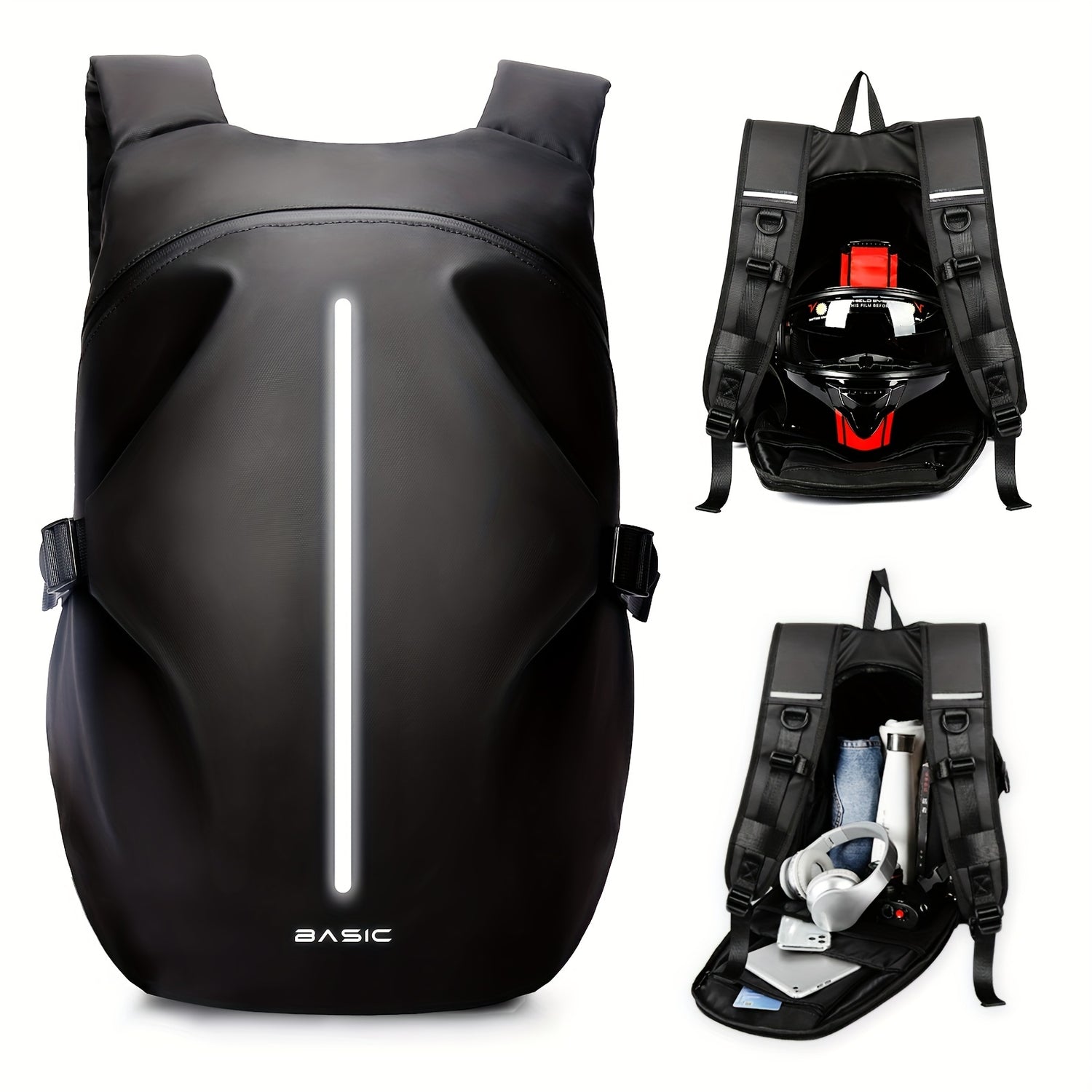 Cycling Backpack, Motorcycle Helmet Bag, Waterproof Travel Bag, Large Capacity Computer Bag, Ideal choice for Gifts, School bags, Valentines Gifts