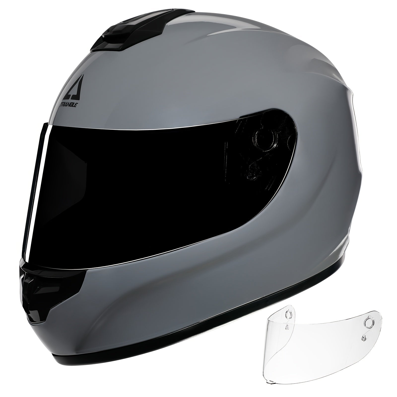 TRIANGLE Full Face Motorcycle Helmet for Men And Women - Dual Visors Safe & Reliable High - Quality Materials Multiple