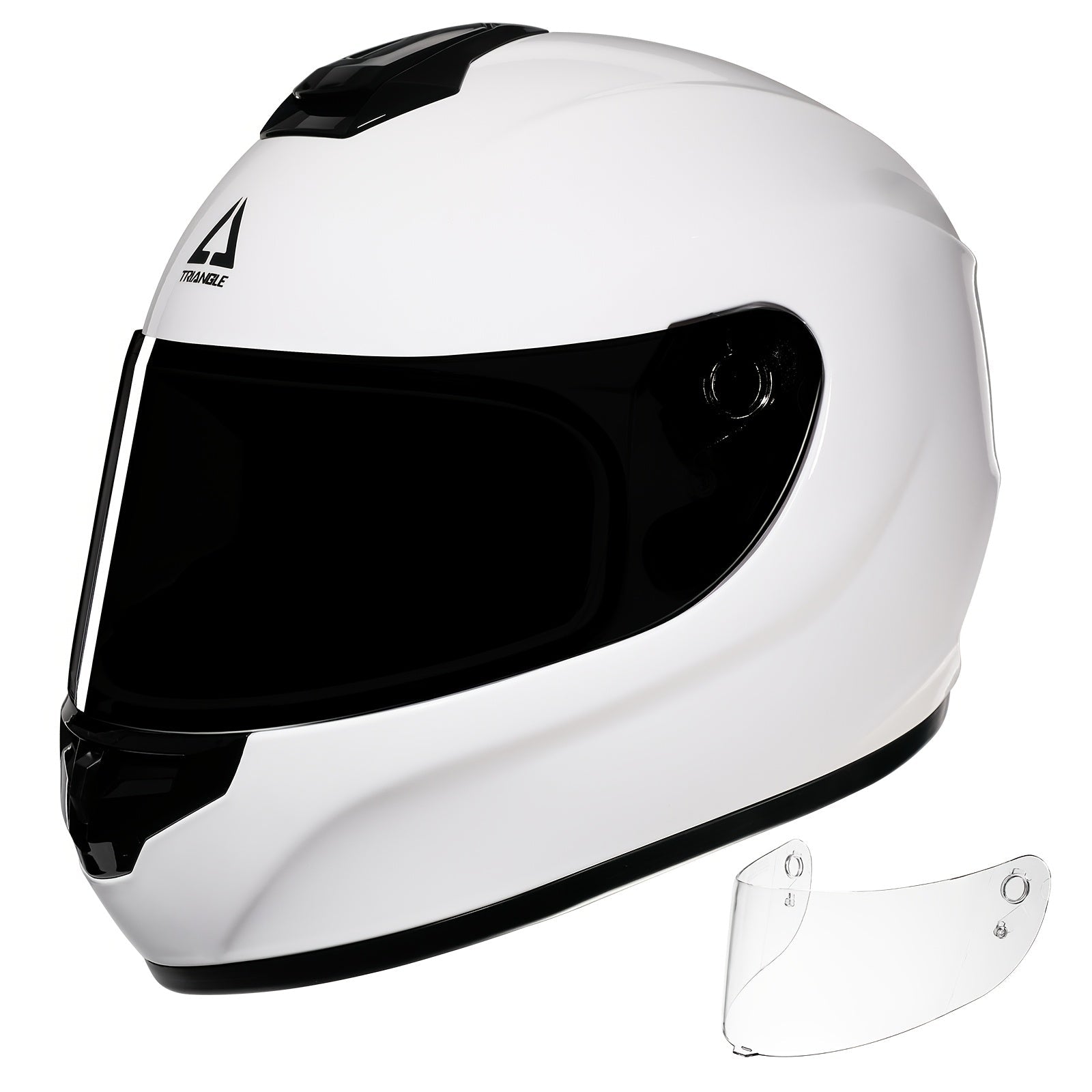 TRIANGLE Full Face Motorcycle Helmet for Men And Women - Dual Visors Safe & Reliable High - Quality Materials Multiple