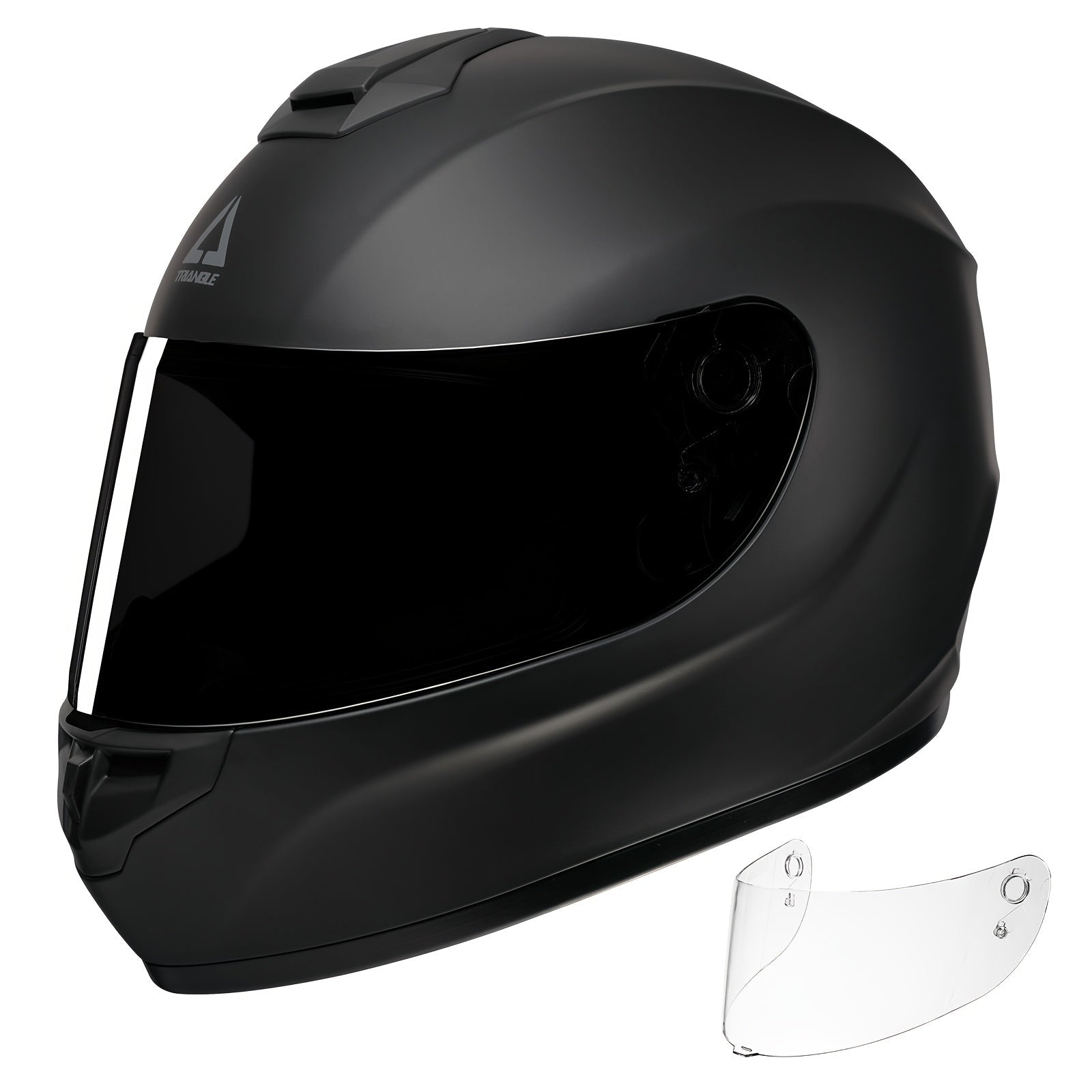 TRIANGLE Full Face Motorcycle Helmet for Men And Women - Dual Visors Safe & Reliable High - Quality Materials Multiple