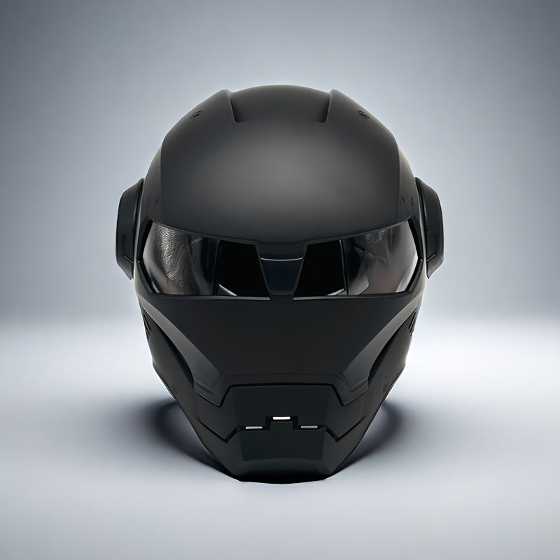 [Anti-Fog] Motorcycle Helmet | 1pc | ABS | Anti-Fog Lenses, Full Face Modular Design, Adjustable Straps | Motorcycle | Modern, Contemporary