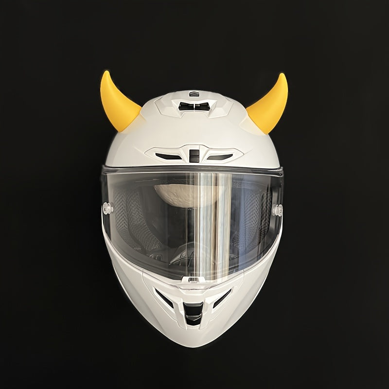 Silicone Material Demon Horn Helmet Decoration Motorcycle Helmet Modification Ears Demon Horn Antler Decoration Sticker