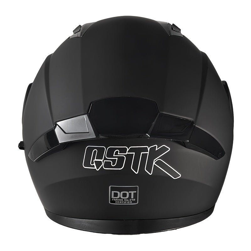 Sleek Men’S Modular Flip-Up Motorcycle Helmet with ABS Construction - No Accessories Included