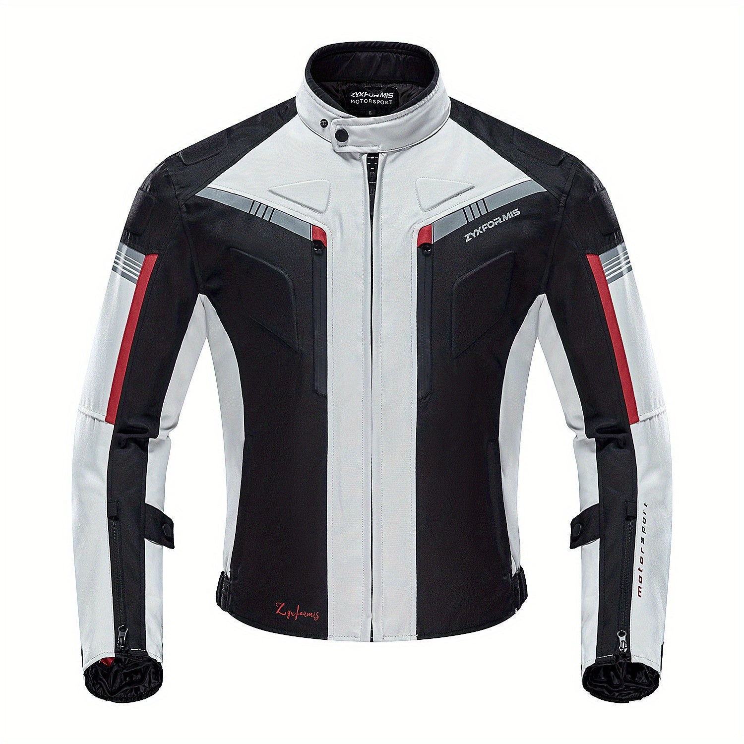[Armored Motorcycle Jacket] CE Armored ZYXFORMIS 1pc Men's Motorcycle Jacket - Windproof, Waterproof Full Body Protective Gear - Motorski