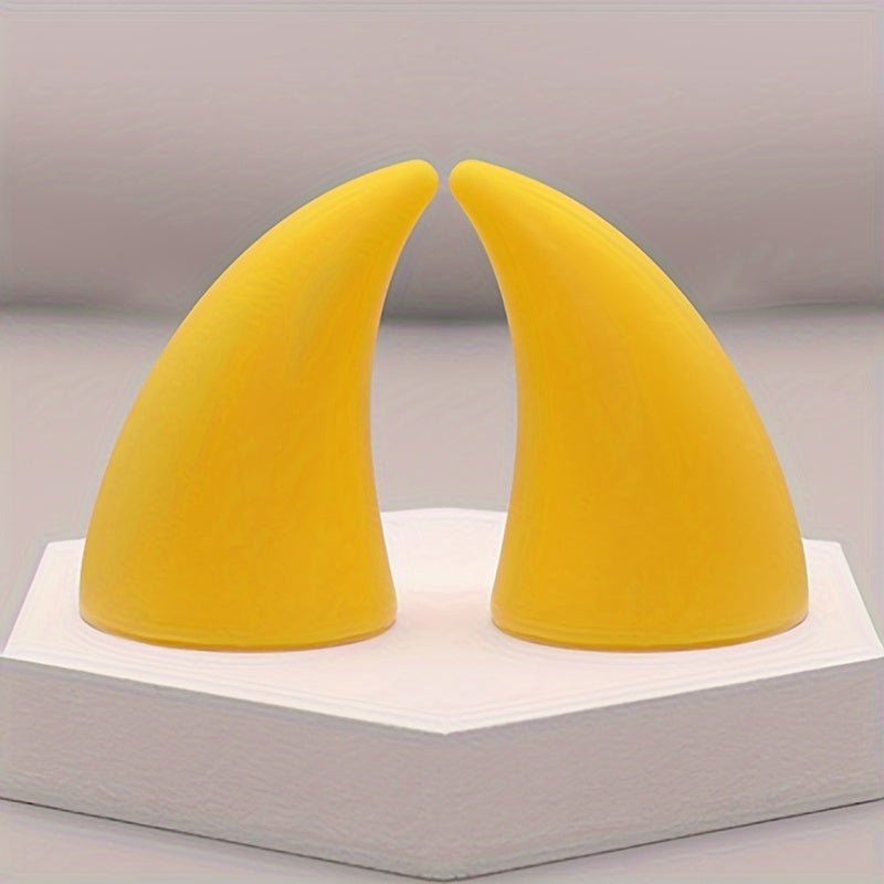 Silicone Material Demon Horn Helmet Decoration Motorcycle Helmet Modification Ears Demon Horn Antler Decoration Sticker
