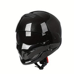 1pc Nice Motorcycle Helmet Vintage Motorcycle Helmet Christmas Gift Bright Black / M