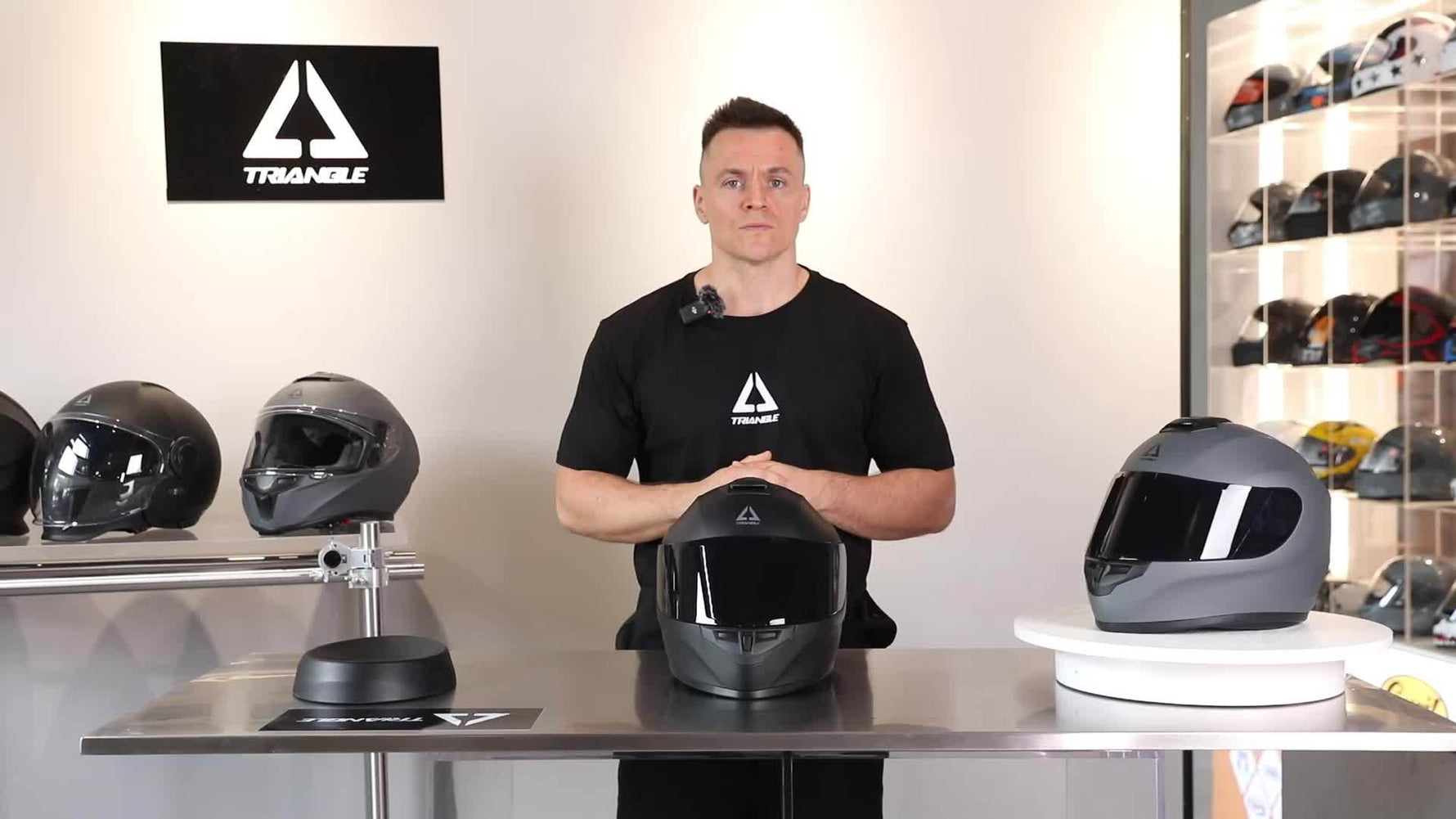 TRIANGLE Full Face Motorcycle Helmet for Men And Women - Dual Visors Safe & Reliable High - Quality Materials Multiple