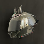 Silicone Material Demon Horn Helmet Decoration Motorcycle Helmet Modification Ears Demon Horn Antler Decoration Sticker