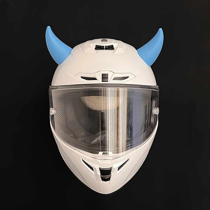 Silicone Material Demon Horn Helmet Decoration Motorcycle Helmet Modification Ears Demon Horn Antler Decoration Sticker