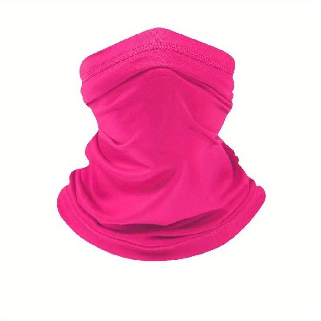 Outdoor Sunscreen Mask Bandana Men's Face Scarf Summer Protection Full Face Neck Gaiter Motorcycle Ice Silk Head Cover Riding Equipment - Motorski