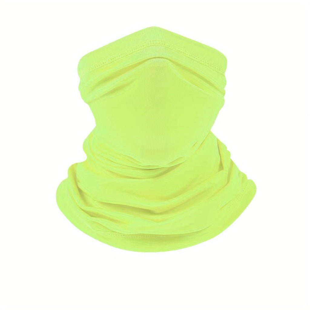 Outdoor Sunscreen Mask Bandana Men's Face Scarf Summer Protection Full Face Neck Gaiter Motorcycle Ice Silk Head Cover Riding Equipment - Motorski