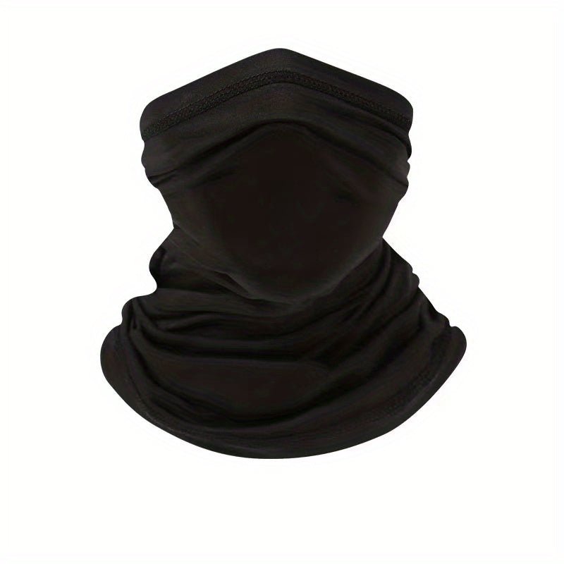 Outdoor Sunscreen Mask Bandana Men's Face Scarf Summer Protection Full Face Neck Gaiter Motorcycle Ice Silk Head Cover Riding Equipment - Motorski