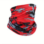 Outdoor Sunscreen Mask Bandana Men's Face Scarf Summer Protection Full Face Neck Gaiter Motorcycle Ice Silk Head Cover Riding Equipment - Motorski