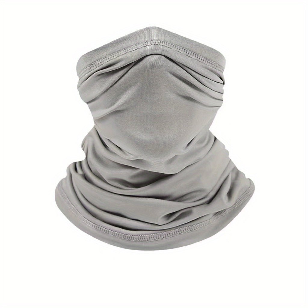 Outdoor Sunscreen Mask Bandana Men's Face Scarf Summer Protection Full Face Neck Gaiter Motorcycle Ice Silk Head Cover Riding Equipment - Motorski