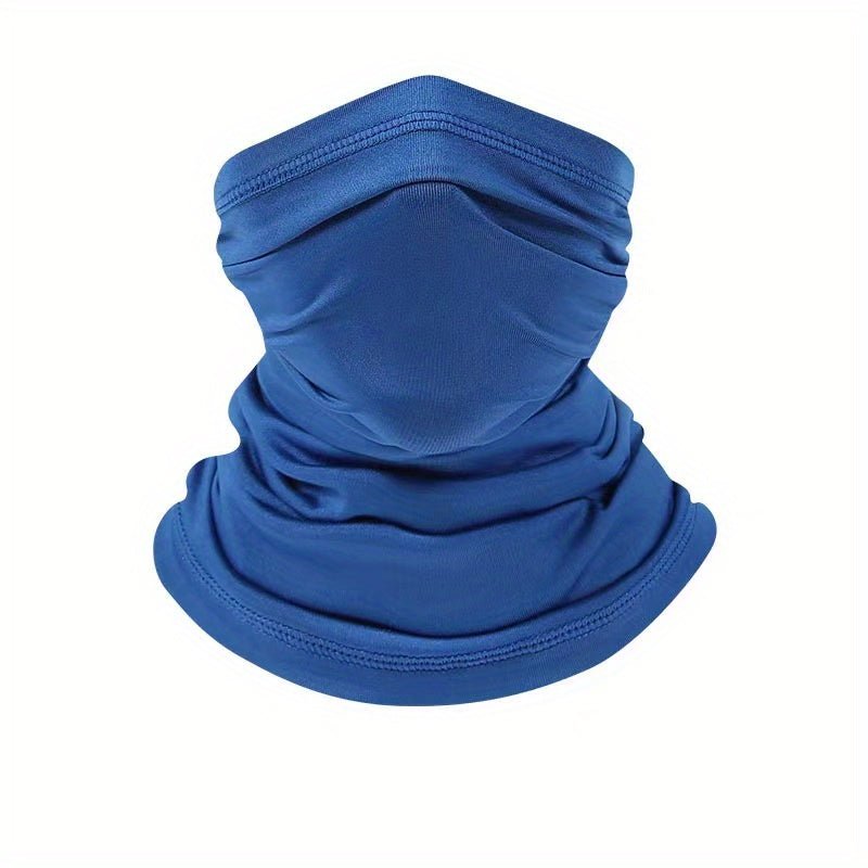 Outdoor Sunscreen Mask Bandana Men's Face Scarf Summer Protection Full Face Neck Gaiter Motorcycle Ice Silk Head Cover Riding Equipment - Motorski