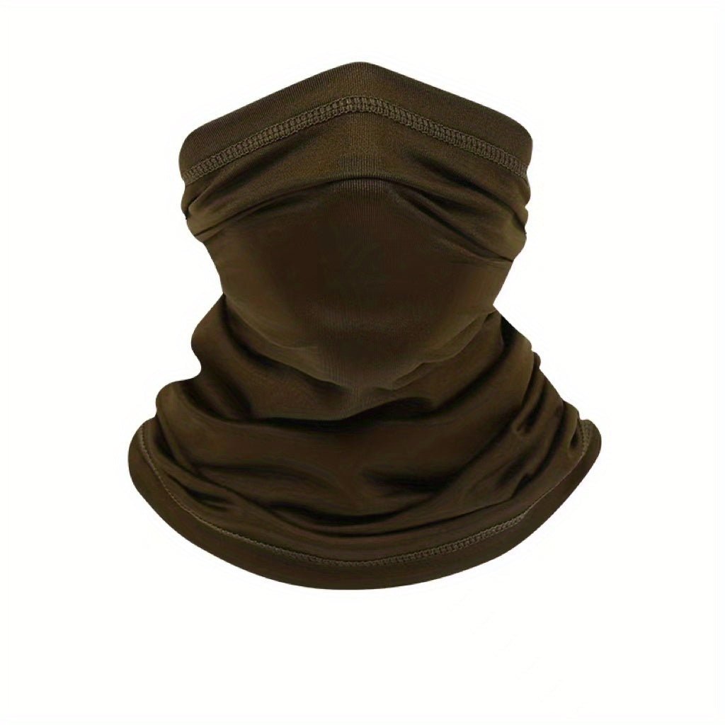 Outdoor Sunscreen Mask Bandana Men's Face Scarf Summer Protection Full Face Neck Gaiter Motorcycle Ice Silk Head Cover Riding Equipment - Motorski