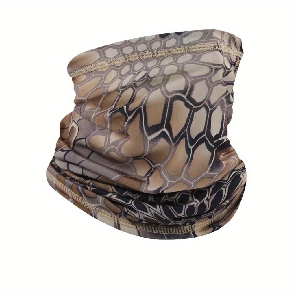 Outdoor Sunscreen Mask Bandana Men's Face Scarf Summer Protection Full Face Neck Gaiter Motorcycle Ice Silk Head Cover Riding Equipment - Motorski