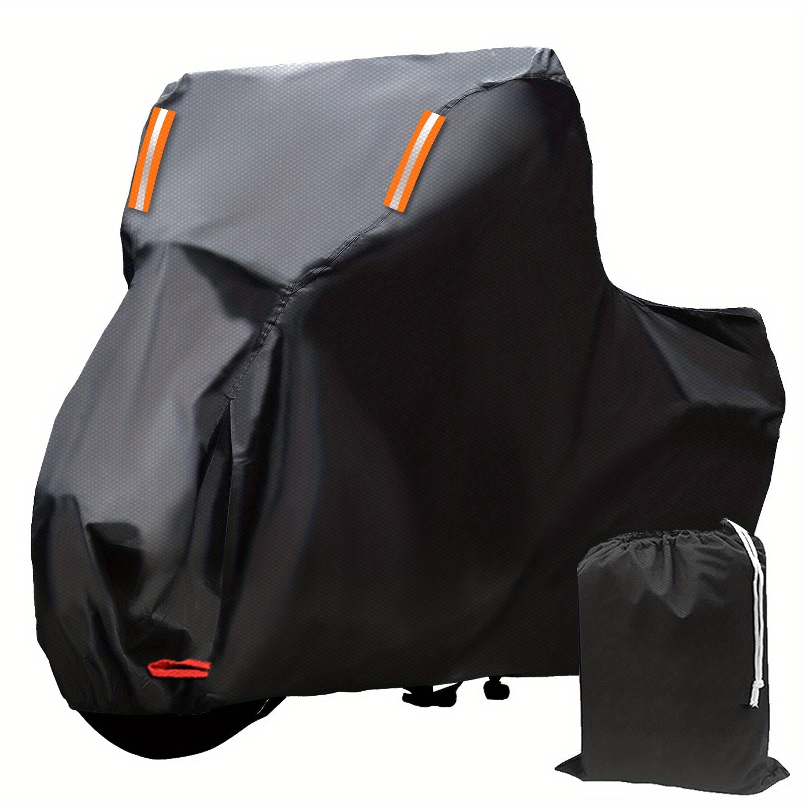 Tokept Black Motorcycle Cover, 210D Oxford Fabric Sun Protection, Vehicle Cover for Harley Davidson for HONDA for SUZUKI Kawasaki Yamaha - Motorski