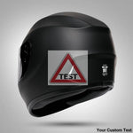 TRIANGLE Full Face Motorcycle Helmet with Tinted Visor for Men DOT Approved - Motorski