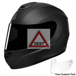 TRIANGLE Full Face Motorcycle Helmet with Tinted Visor for Men DOT Approved - Motorski