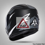 TRIANGLE Full Face Motorcycle Helmet with Tinted Visor for Men DOT Approved - Motorski