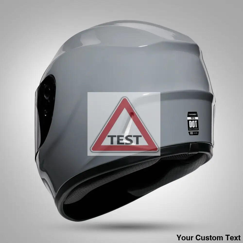 TRIANGLE Full Face Motorcycle Helmet with Tinted Visor for Men DOT Approved - Motorski