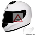 TRIANGLE Full Face Motorcycle Helmet with Tinted Visor for Men DOT Approved - Motorski